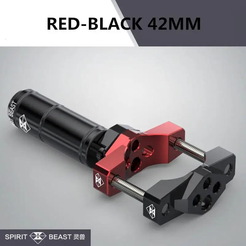 32MM-42MM Spirit Beast мотоциклетный расширительный светильник держатель телефона кронштейн зажим 18-54 мм бампер Руль Передняя вилка для Honda Kawasaki Yamaha - Цвет: 32MM-42MM