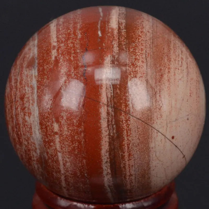 

40 мм (1,6 дюйма) натуральный драгоценный камень красный цветок Сфера из яшмы хрустальный шар Исцеление Рейки ремесла камень массажное упражн...