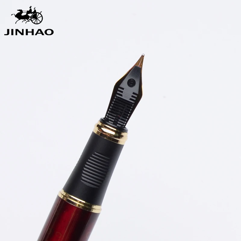 IRAURITA перьевая ручка Jinhao 450 металлические высококачественные чернильные ручки Caneta Tinteiro Pluma Fuente офисный подарок черный настраиваемый логотип