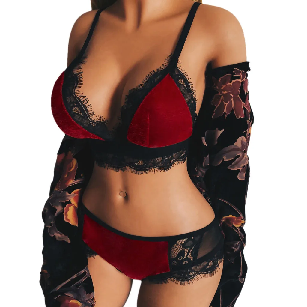 Feitong женское белье нижнее сексуальное боди шелковое кружевное платье babydoll