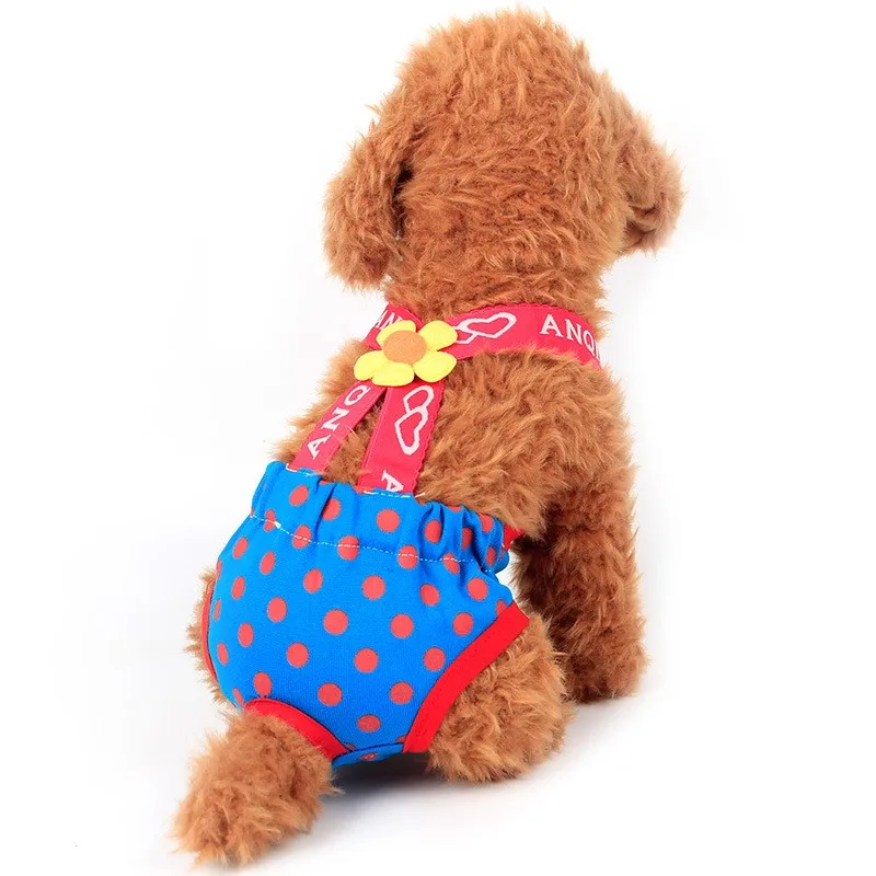 Регулируемый собака Шорты для девочки женский физиологические брюки собак