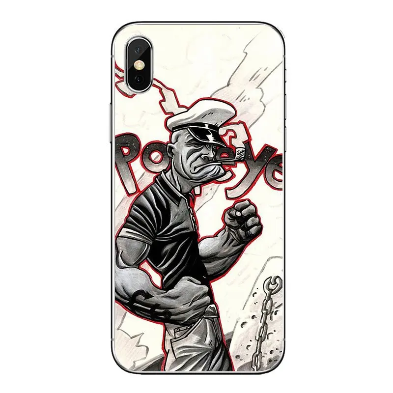 Прозрачные мягкие чехлы с рисунком аниме popeye poker для Xiaomi Mi A1 A2 5X6X8 lite SE Pro Max Mix 2 2S 3 Mi5