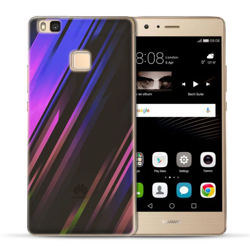 Mlcriyg мягкий чехол для телефона Huawei P9 Lite/P8 Lite/p10 Lite ТПУ Красочные Sky геометрии