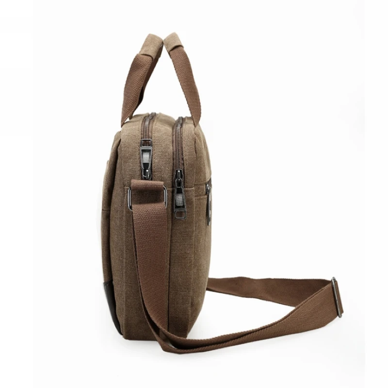 Новинка 2018 винтажная Мужская Холщовая Сумка через плечо Повседневная сумка