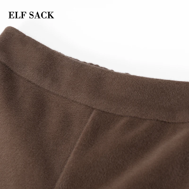 Женские брюки ELFSACK повседневные однотонные широкие до щиколотки на плоской