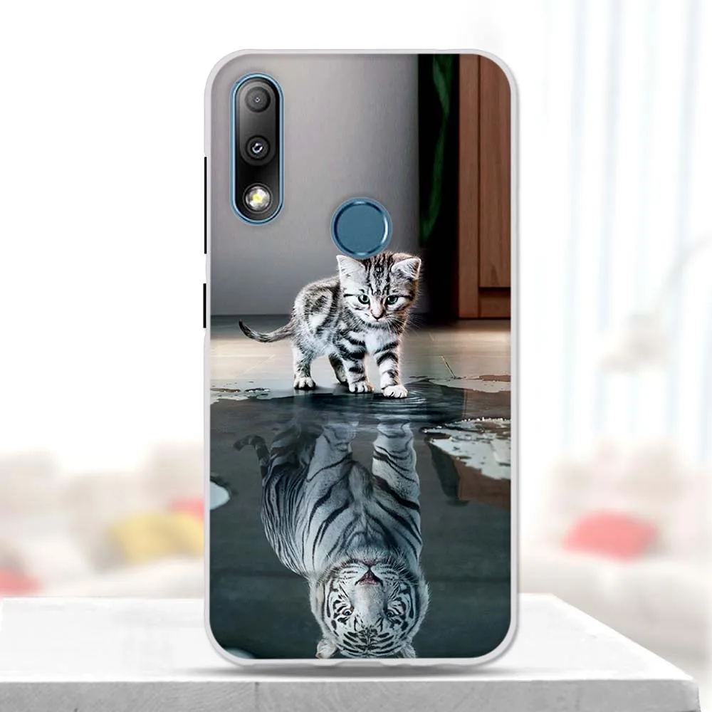 Чехол для телефона Asus Zenfone Max Plus M2 ZB634KL Мягкая силиконовая задняя крышка из ТПУ с
