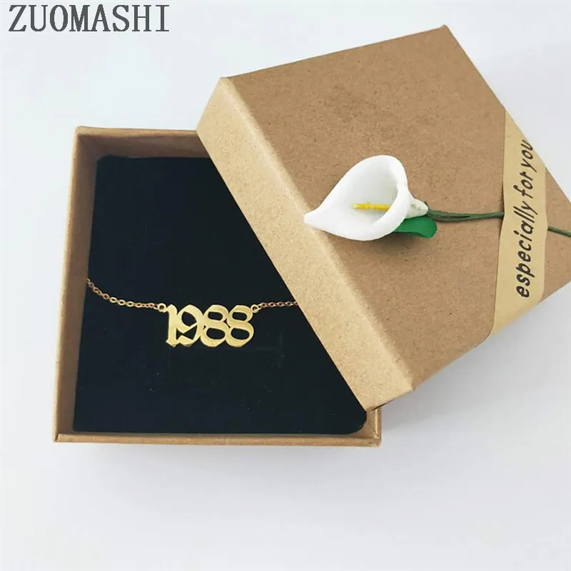 Пользовательские Старый английский номер браслет из нержавеющей стали