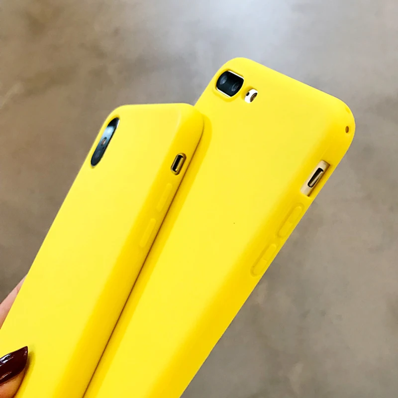 Мягкий чехол-накладка из ТПУ для iPhone 6 6S 7 8 Plus X XS XR Max 11 pro | Мобильные телефоны и