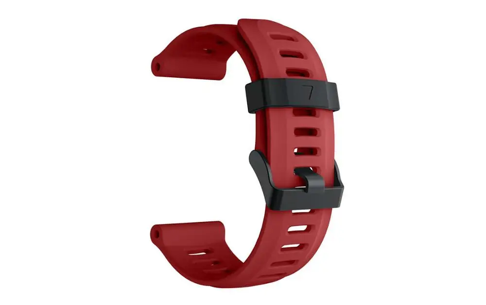 deep red Ремешок для часов Garmin Fenix 3 мягкий силиконовый ремешок для наручных часов сменный ремешок для часов Garmin Fenix 5X/5X Plus/3HR - Цвет: deep red