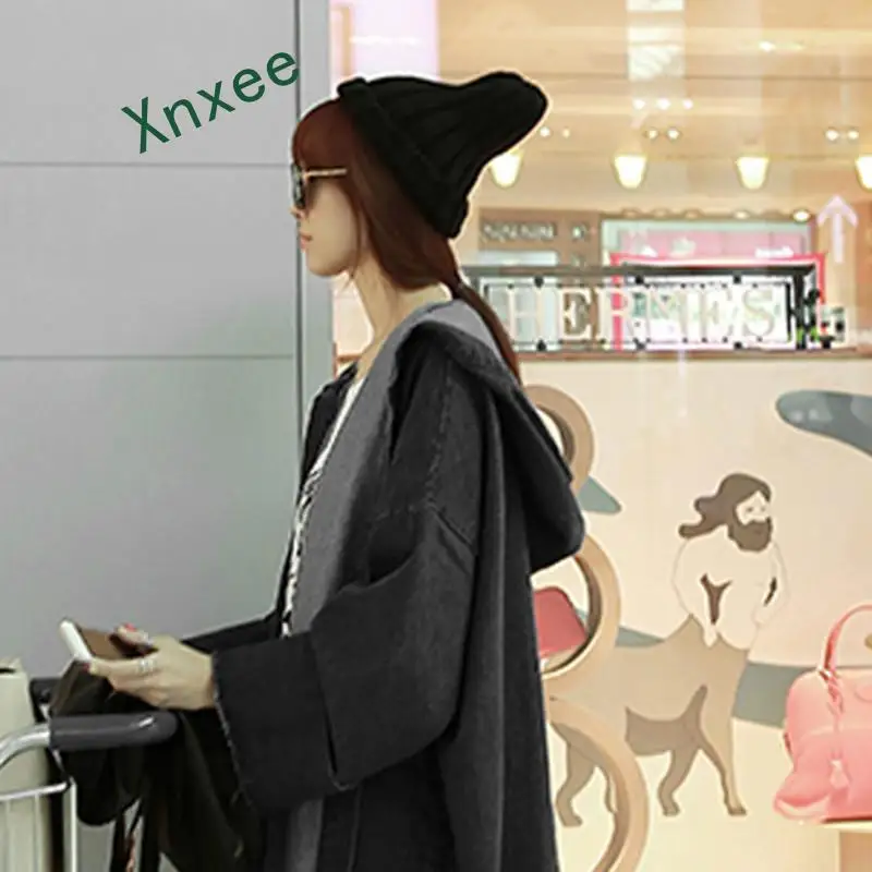 Xnxee женские куртки 2019 модный бойфренд темпераментная Свободная джинсовая