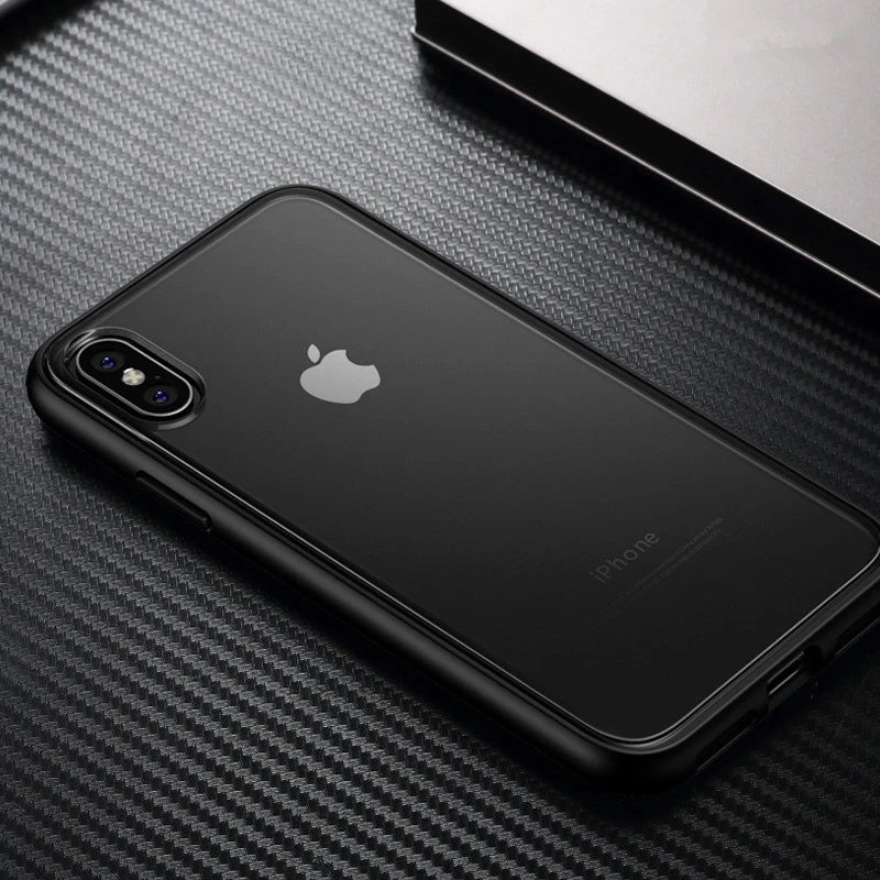 for iPhone Xs 5.8 inch Case Max 6.5 Luxury Ultra Thin Slim Matte Semi-Transparent Full Protect Cover Xr |