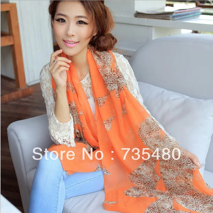 Free shipping New Style Fashion Hot Leopard Scarf Women Warm animal print favorite super star shawl | Аксессуары для одежды