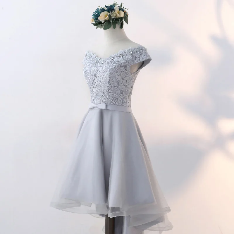 Модное Элегантное платье для выпускного вечера кружевное с аппликацией в стиле