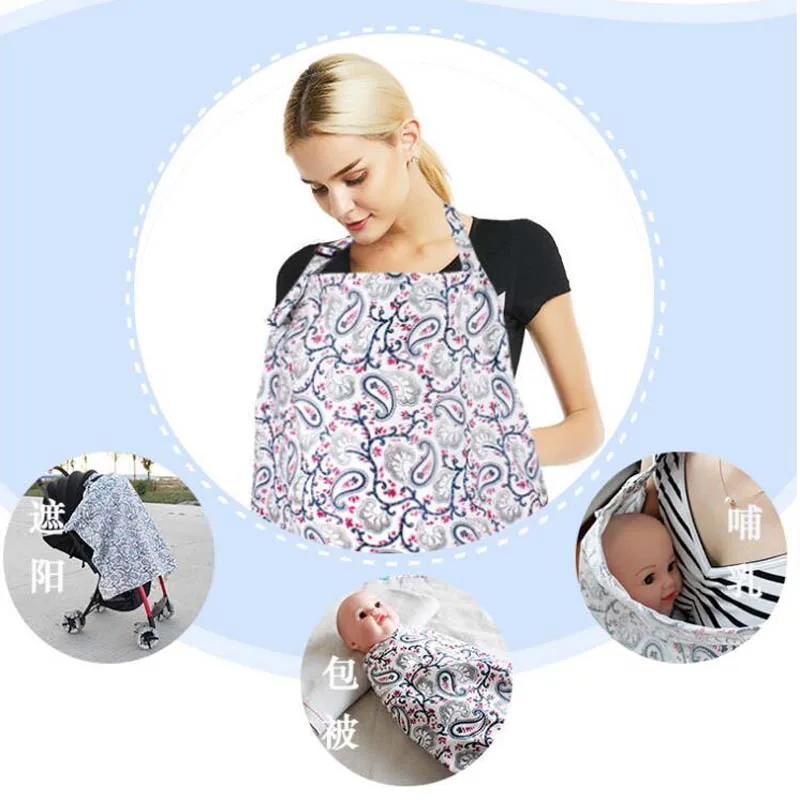 Дышащий чехол для грудного вскармливания 100% хлопок муслиновый фартук мам