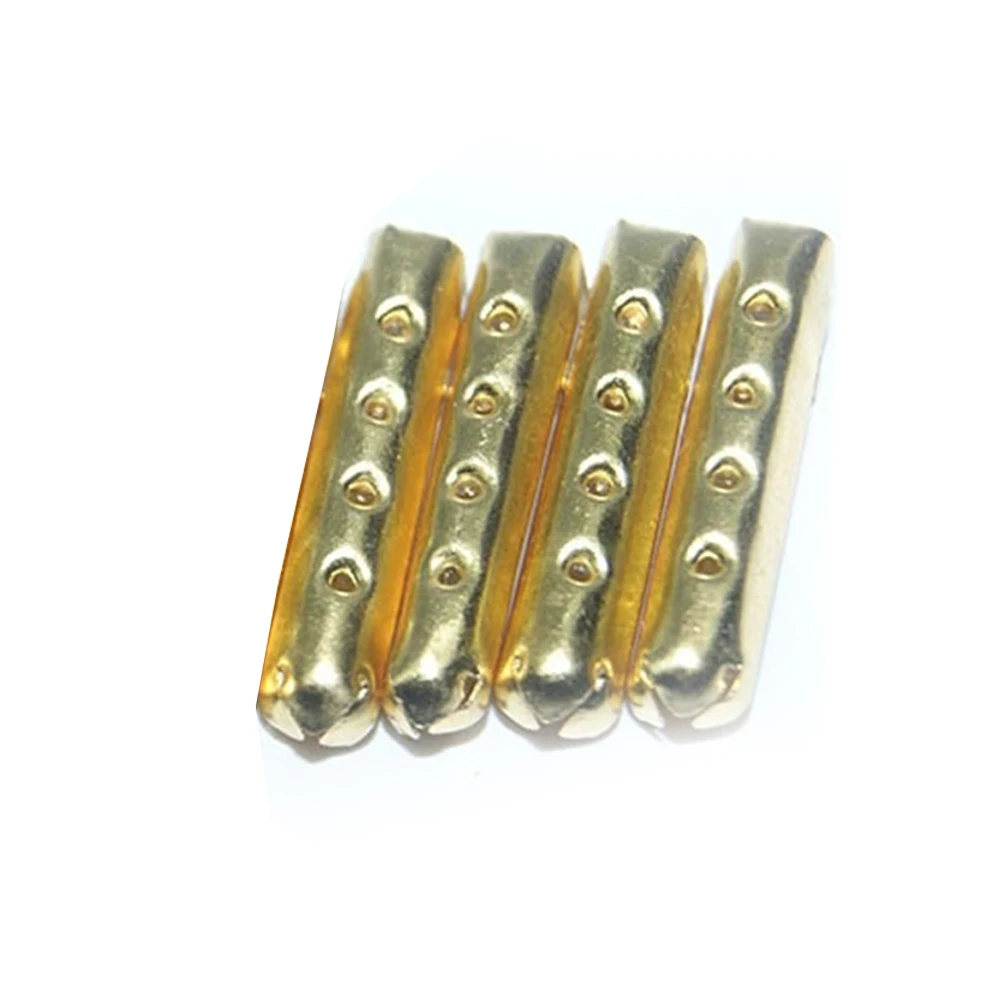 4 шт. металлическая обувь кружевные наконечники мужские Т образные насадки для