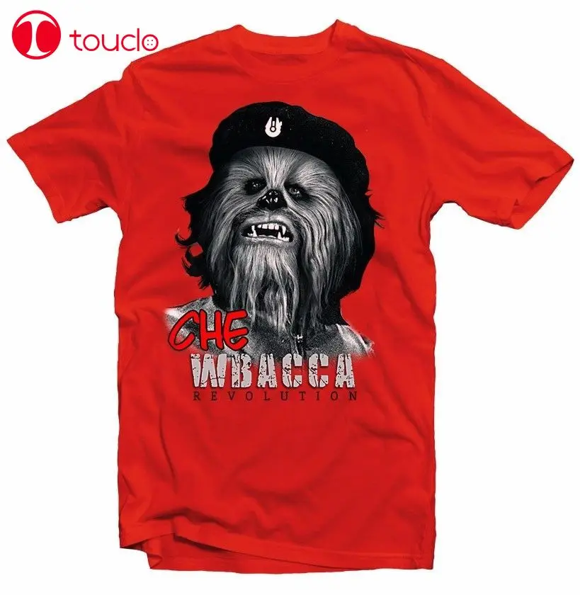 Мужская футболка 2019 Chewbacca Che Guevara Revolution красная хлопковая Свитшот|Мужские