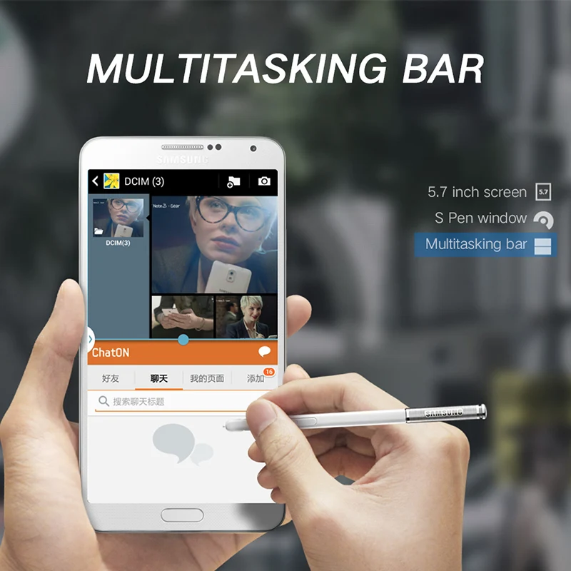 100% оригинальная ручка Samsung Note3 Active Stylus S Pen Galaxy Note 3 N900 N9006 N9005 N9000 для сенсорного