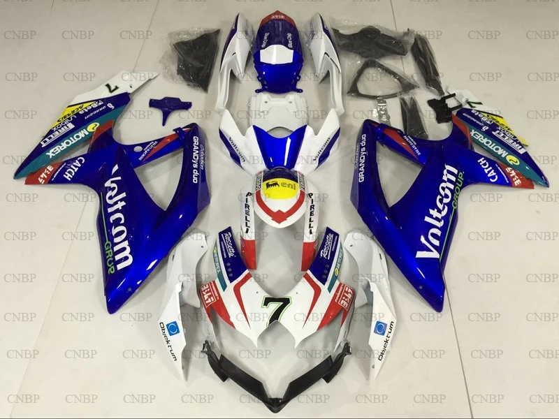 Тела Наборы GSX R750 2008 2010 K8 кузов GSXR 600 2009 Обтекатели R600 08 09|Пластиковые и портативные