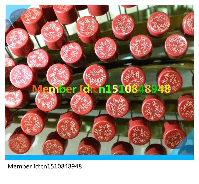 100 шт./лот микро предохранитель TR5 382 миниатюрный медленный удар радиальные