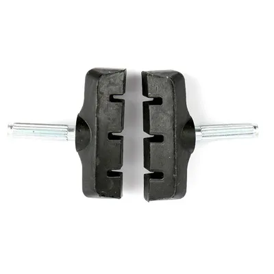 Autoway 2 пары CP505 MTB резиновые Тормозные колодки для горного велосипеда, шоссейного велосипеда, велосипедного тормоза, v-тормоза, тормозные колодки, держатели блоков 50 мм - Цвет: Черный