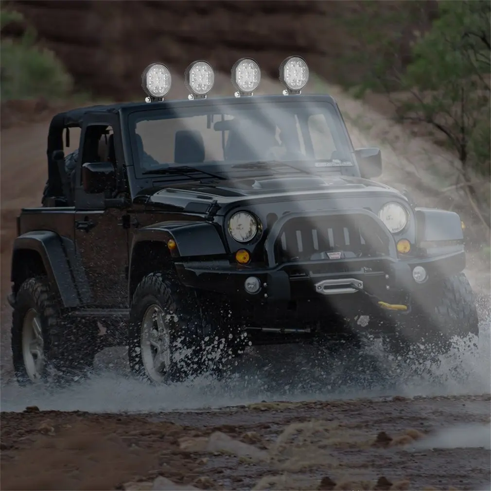 27 Вт светодиодный прожектор светильник рабочий портативный круглый бар лампа