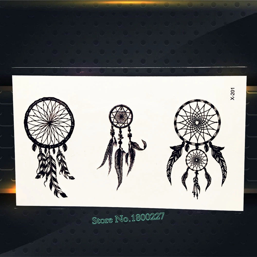 1 шт. классный Индийский Племенной череп мерцающее тату в золоте перо топор