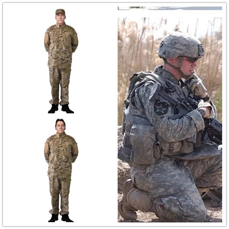 Камуфляжный костюм в стиле милитари куртка и брюки |