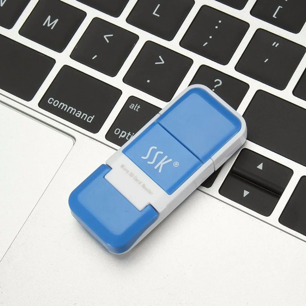 SSK USB 2 0 Micro SD кардридер Портативный Мини Высокоскоростной T FLASH/Micro для компьютера