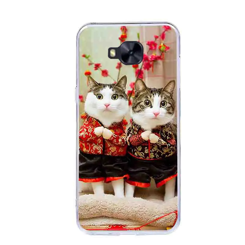 J&ampR Pattern Case For Asus ZenFone 4 Selfie Pro ZD552KL Cover Silicone Ultra Thin Soft TPU Transparent Cartoon Print Cases |