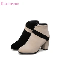 hot brand new fashion blue beige women ankle formal boots sexy lady dress shoes high heels ah625 plus big size 33 11 43 52