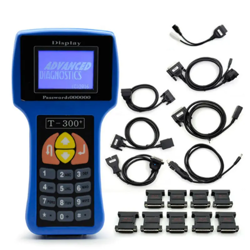 

High Quality T300 key programmer AD100 OBD2 auto diagnostic T300 AD100 key programmer English/ Spanish best price 2020 hot sale