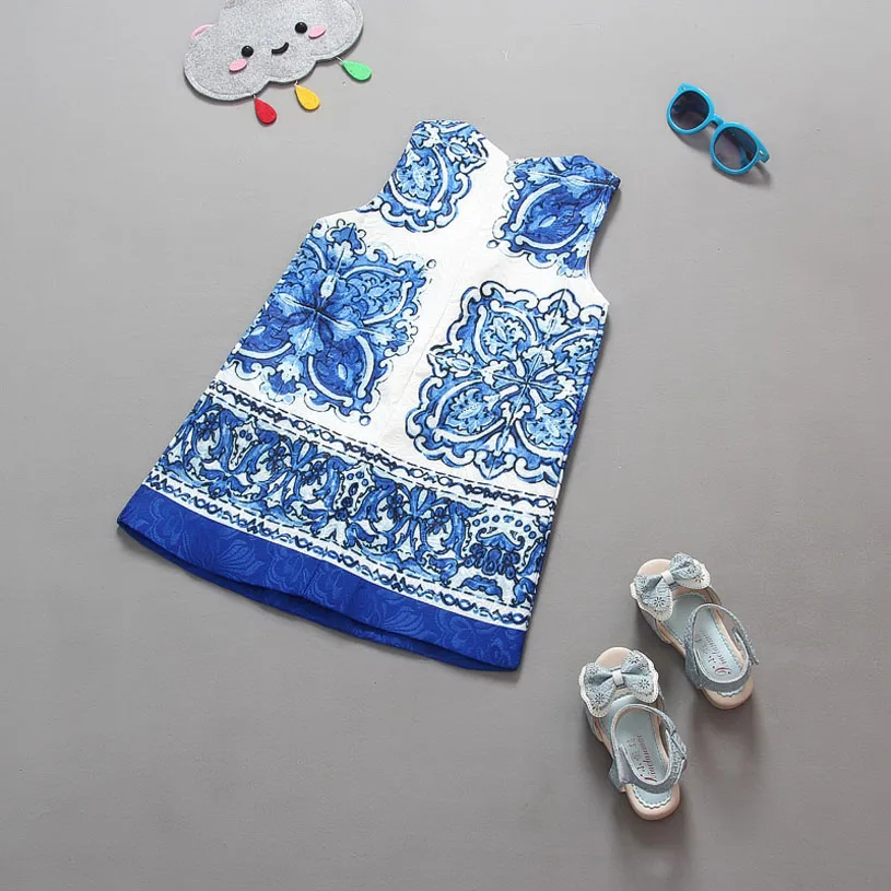 Весеннее платье в стиле Рапунцель вечерние нее для девочек с цветочным принтом