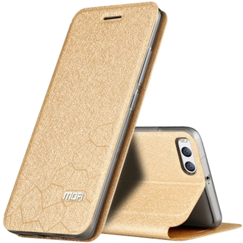 Кожаный флип чехол MOFI для Xiaomi 6 5 15 сумка Mi защитный чехлы с функцией подставки
