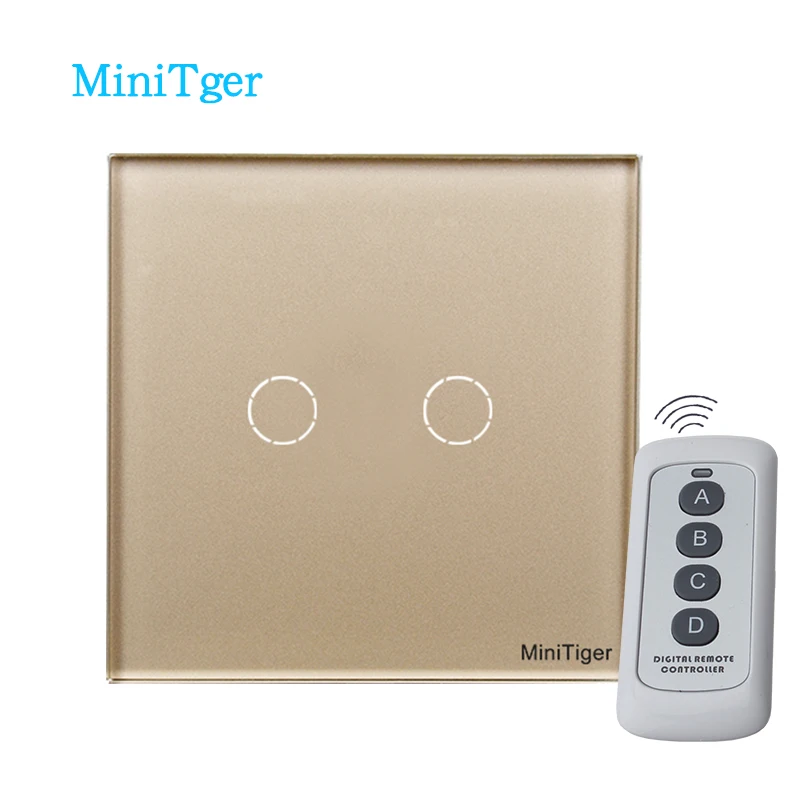 ЕС Стандартный переключатель 2 банды дистанционного Управление выключатель