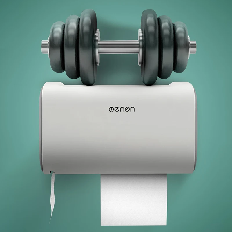 Wonderlife Bathroom Waterproof Toilet Paper Holders Wall Mounted Storage Box Double Layer Plastic Paper Holders