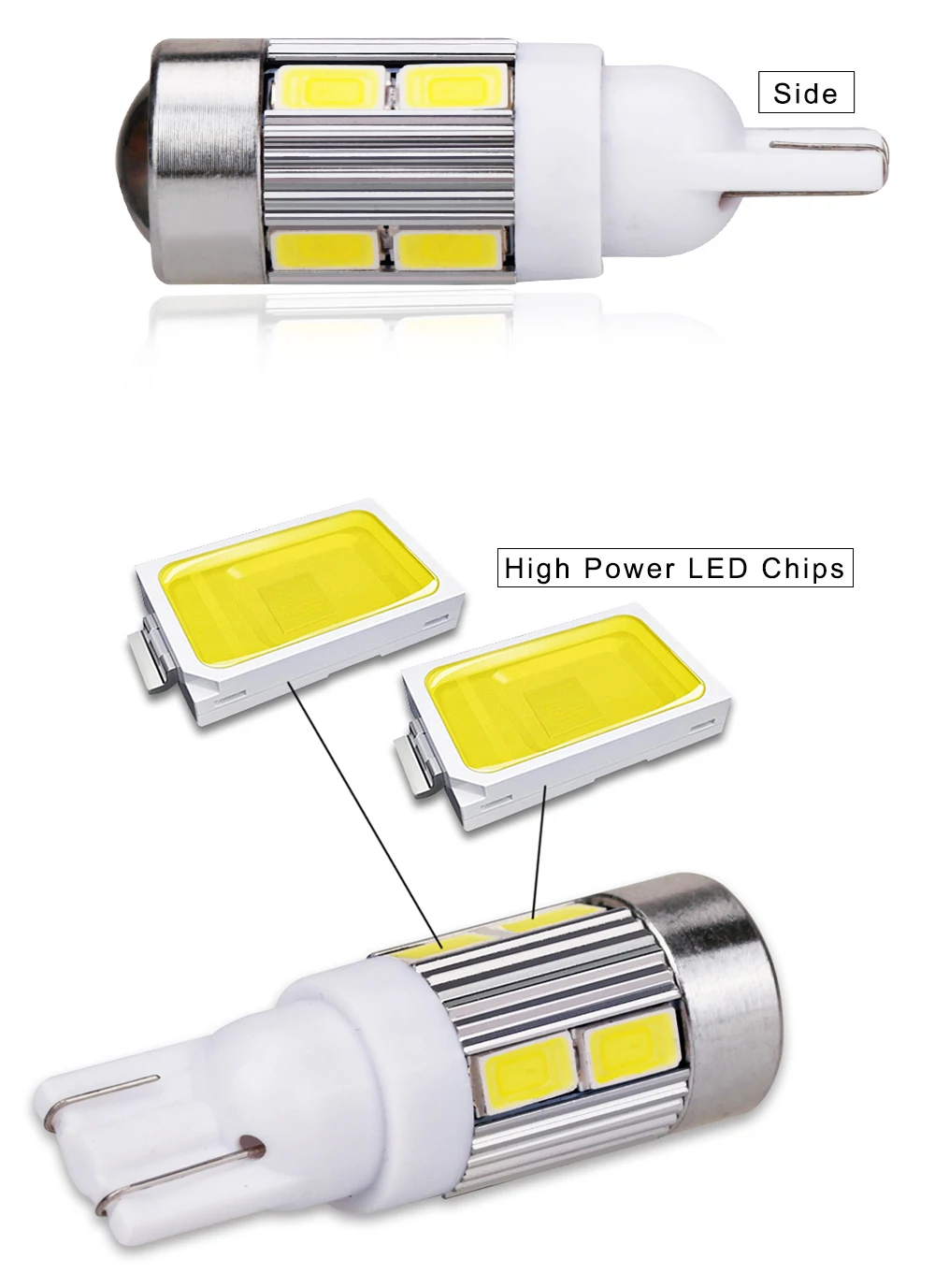 T10 Canbus 194 W5W 10 SMD 5630 Светодиодный светильник лампа без ошибок светодиодный светильник парковки T10 светодиодный автомобильный боковой светильник стайлинга автомобилей авто светодиодный