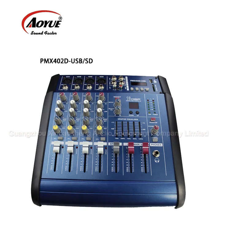 4 канала и домашний усилитель типа аудио интерфейс (PMX402D)|home amplifier|home audio amplifieraudio