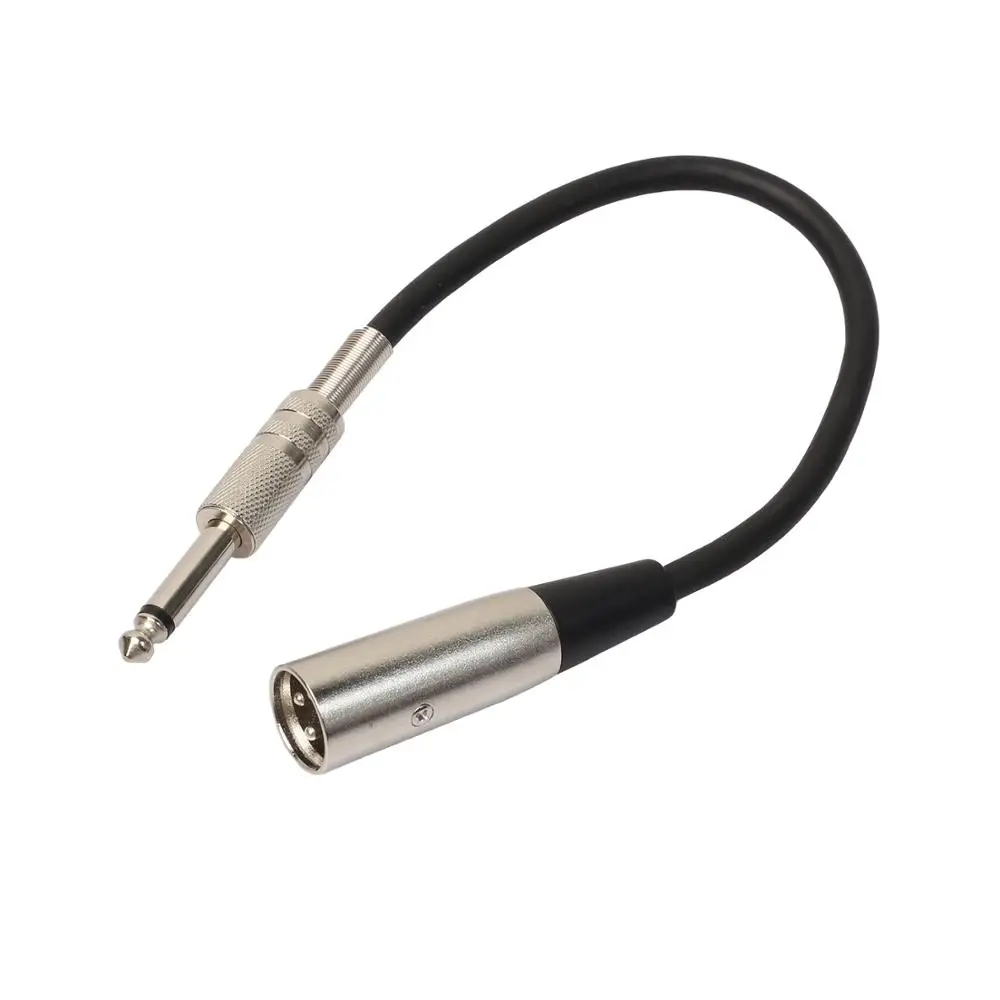 REXLIS 30 см 1/4 ''Jack 6 35 мм моно штекер XLR Male микрофон смеситель аудио конвертер для