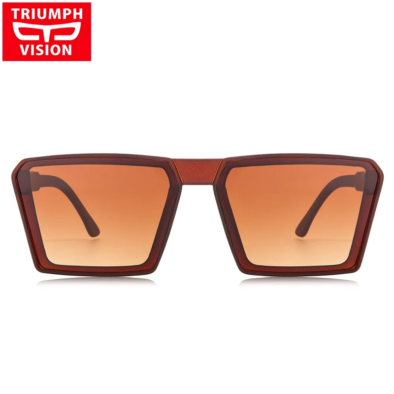 Солнцезащитные очки TRIUMPH VISION мужские крутые квадратные градиентные темные с