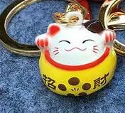 A 1 шт. японский аниме lucky cat bell ремешок для сотового телефона брелоки брелок DIY аксессуары для изготовления ювелирных изделий Ty-174 - Цвет: A