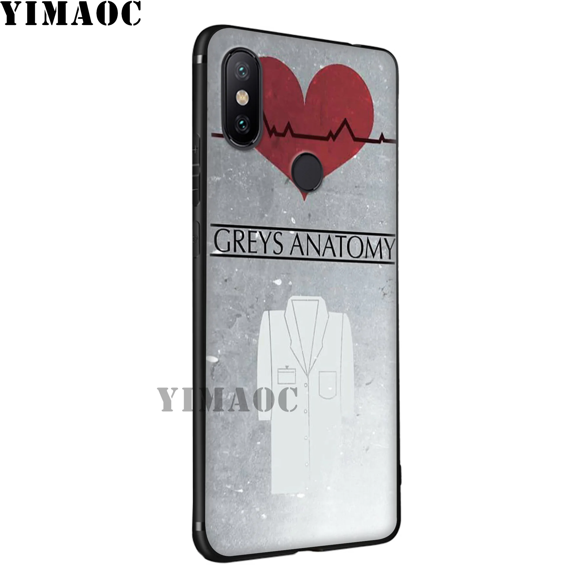 YIMAOC серый анатомический ТВ-шоу Мягкий силиконовый чехол для Xiaomi Redmi 7A Note 7 6 6A 5 4 4X 4A