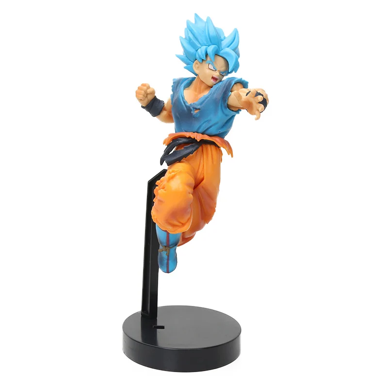 22cm blue goku opp 10-26 см Dragon Ball Z DXF фигурки стволы Вегета Супер Saiyan Бог Сон Гоку Фриза куририн Коллекционная модель игрушки драконбол куклы - Цвет: 22cm blue goku opp