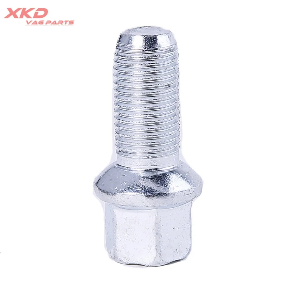 Колесный Болт подходит для Je-tta Golf Passat -GTI -Beetle Au-d A3 S3 A4 S4 A5 A6 M14 * 1 5*27 8D0 601 139 D WHT 001 812 002