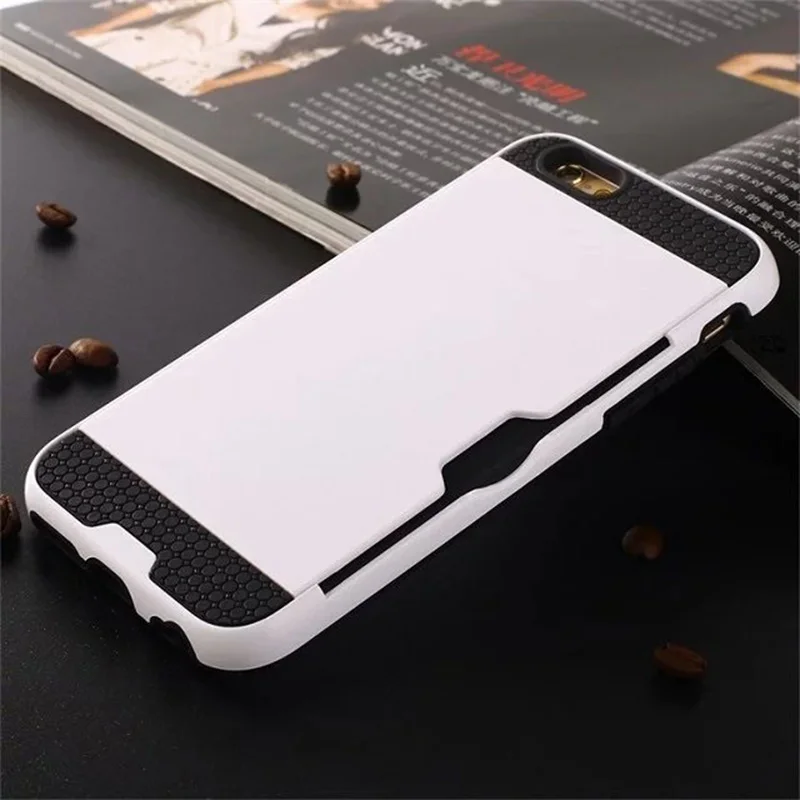 Противоударный чехол для iPhone 6 s 5 5S 6 s SE iPhone X 8 7 Plus 6Plus 7 Plus 8Plus Мягкий силиконовый Жесткий пластиковый Чехол для телефона - Цвет: Белый