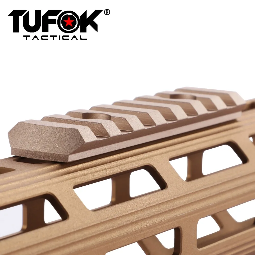 TuFok Mlok Picatinny Weaver рельсовый адаптер супер низкий профиль M lok 7 слотов рельсовая
