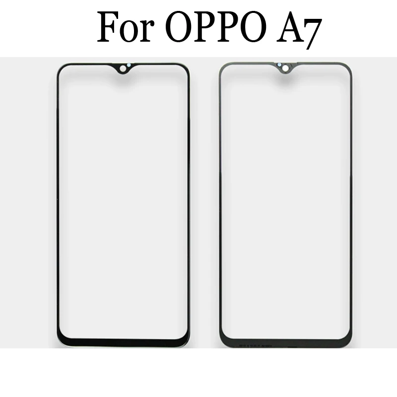 

Запасные части для OPPO A7 a7 сенсорный экран внешняя ЖК передняя панель экран Стеклянная крышка объектива для OPPO A 7 без гибкого кабеля