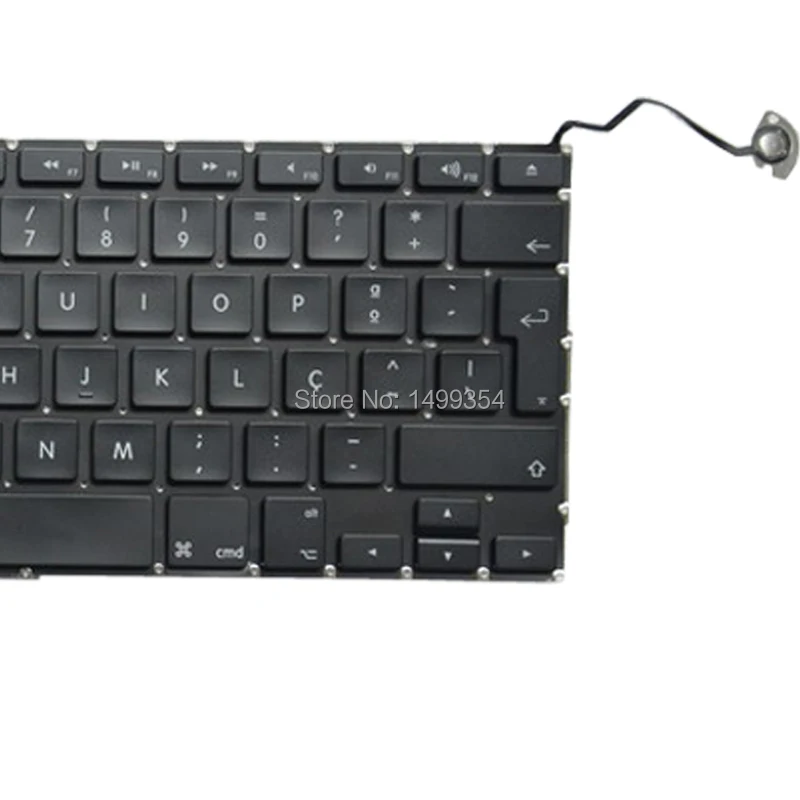 Натуральная A1297 португальская клавиатура с Подсветка для Apple Macbook Pro 17 '&#x27A1297