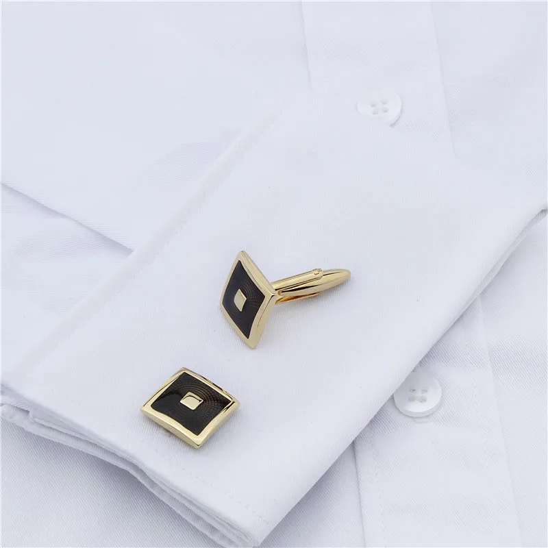 HAWSON роскошные черные эмалевые ювелирные изделия для свадебных деловых встреч