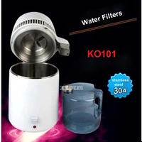 ko101 110 v 220 v distiller distillation filter machine water purifier clean equipment 4l volume 304 stainless steel material