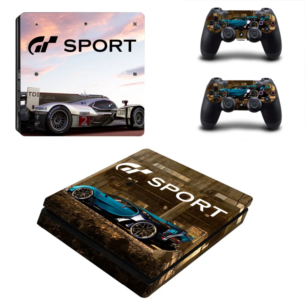 Гран Туризмо Спорт GT Sport PS4 тонкая кожа Стикеры наклейка для Игровые приставки 4